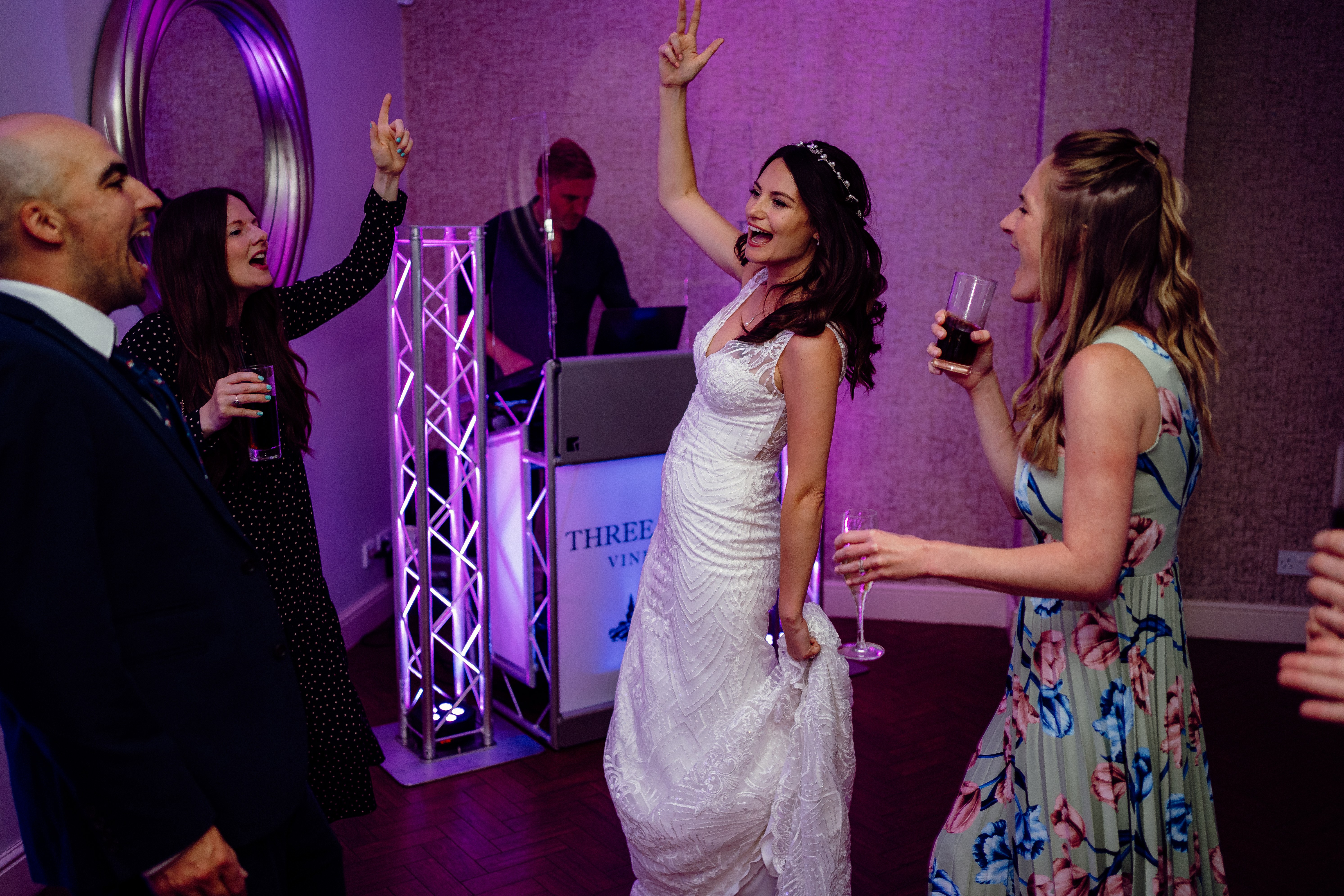 Anna left glowing Hampshire DJ reviews after This Three Choirs Wedding