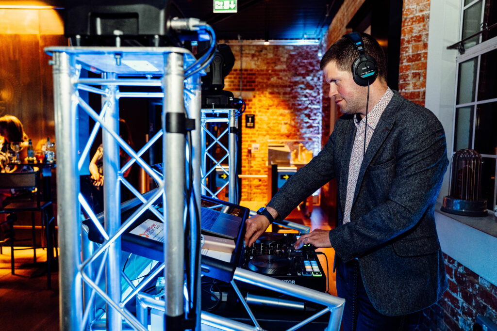 Our DJ at Bombay Sapphire 