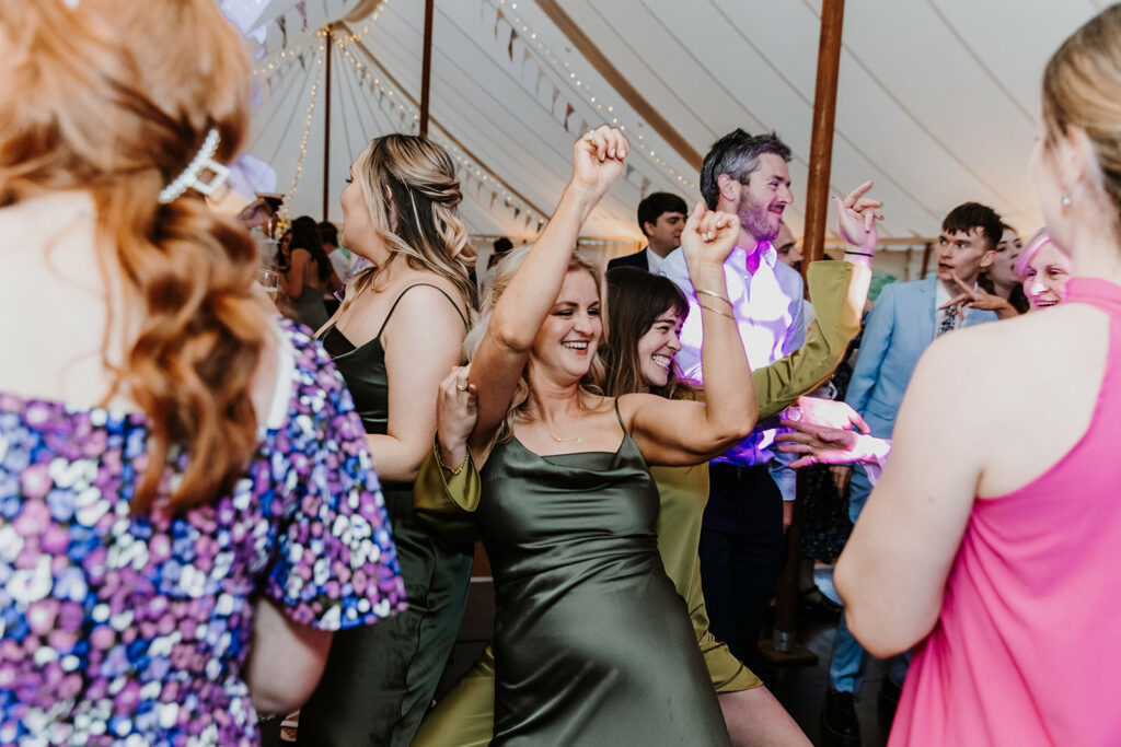 A Wedding DJ In Hampshire rocking the party 